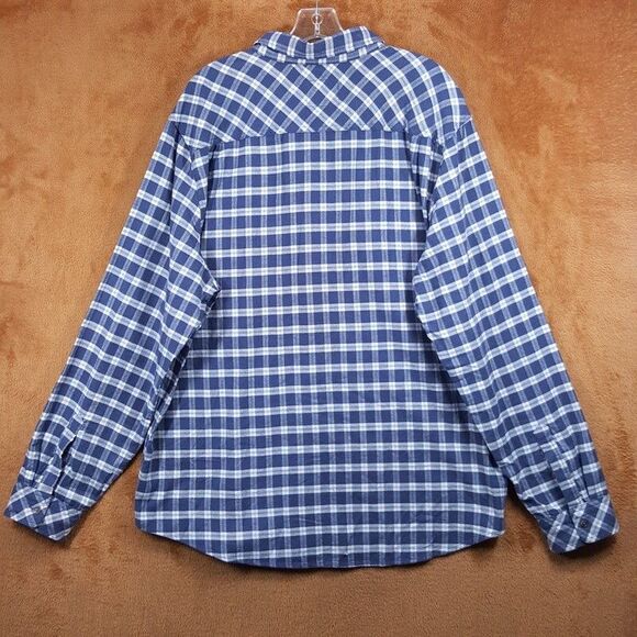 RAILS Mens Shirt XXL Blue Plaid Button Down Check REID Midnight Melange $148 - Picture 5 of 9